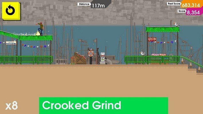 OlliOlliPort Crooked Grind
