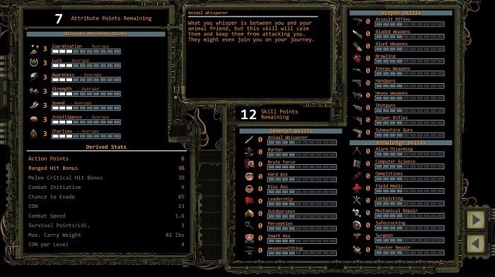wasteland2 04 habilidades