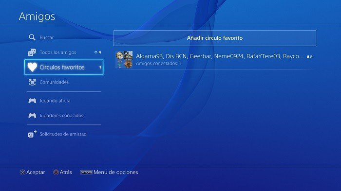 ps4 circulos