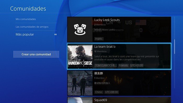 ps4 comunidades 2