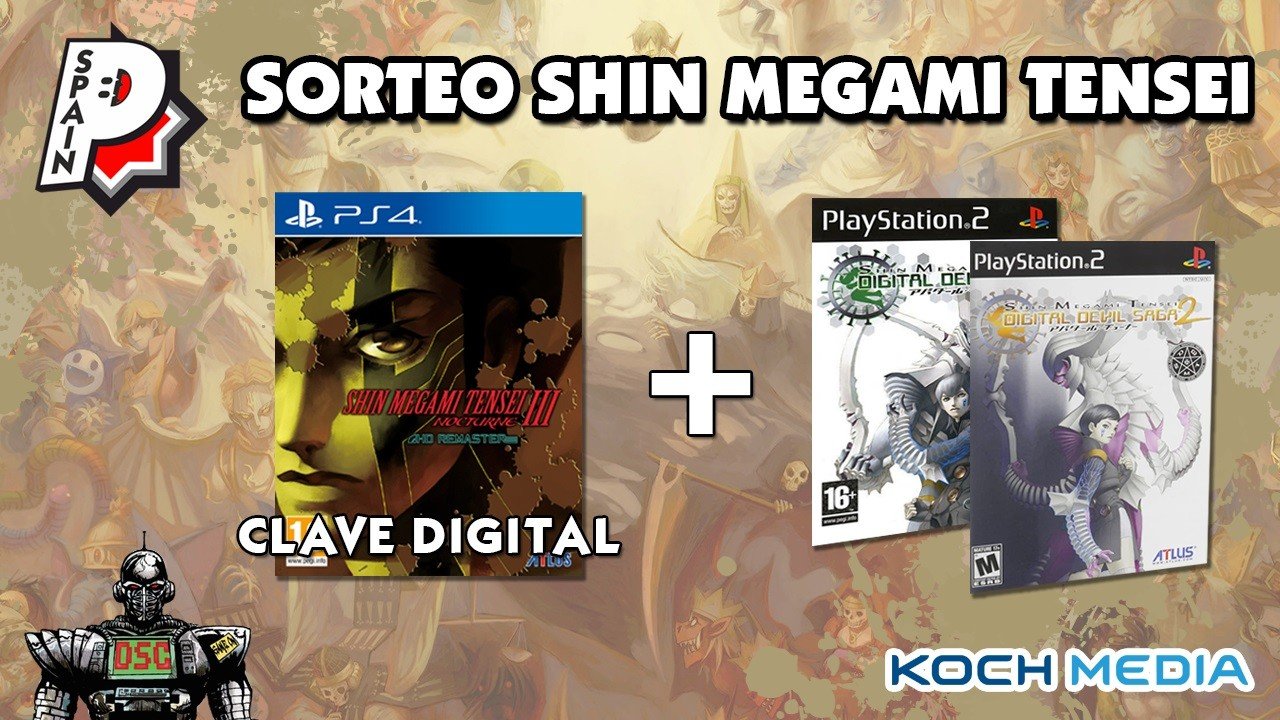 Sorteo Desconsolados Persona Spain Shin Megami Tensei
