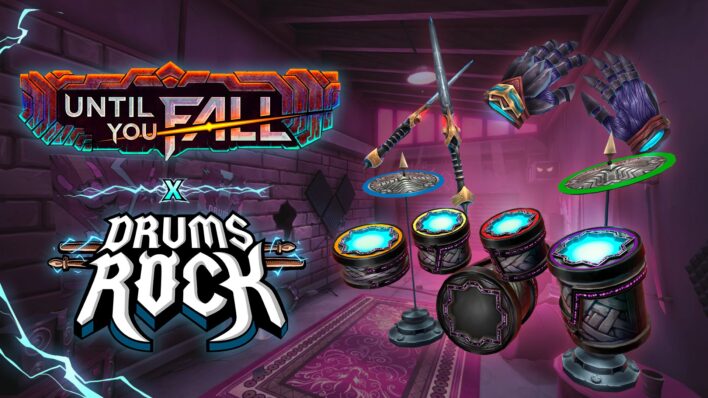 Until You Fall Drums Rock