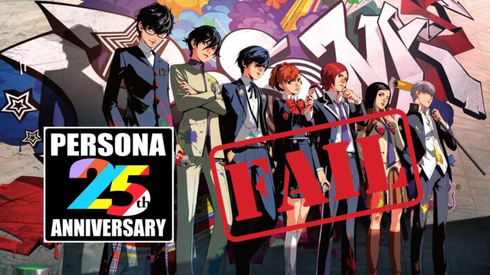 Persona 25th Anniversary Fail