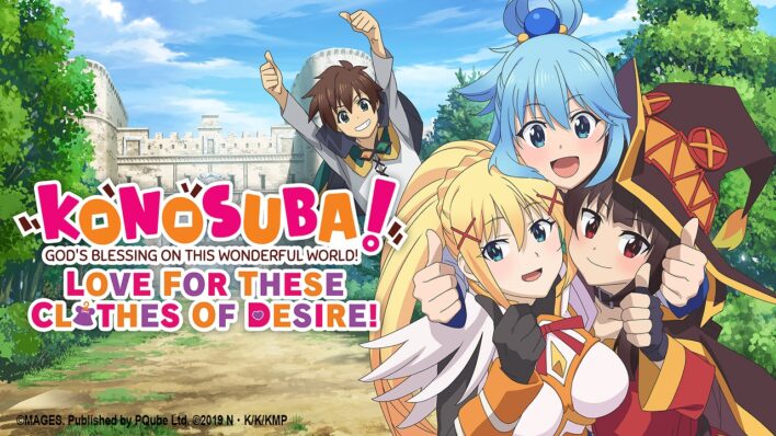 KONOSUBA Game Gods Blessing on this Wonderful World Love for These Clothes of Desire