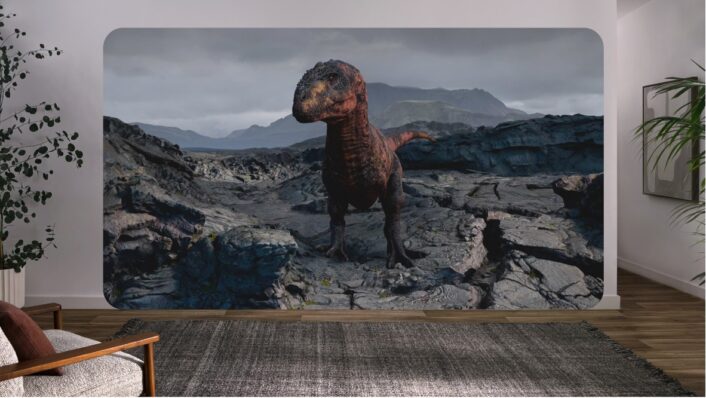 Apple Vision Pro Explore Encounter Dinosaurs